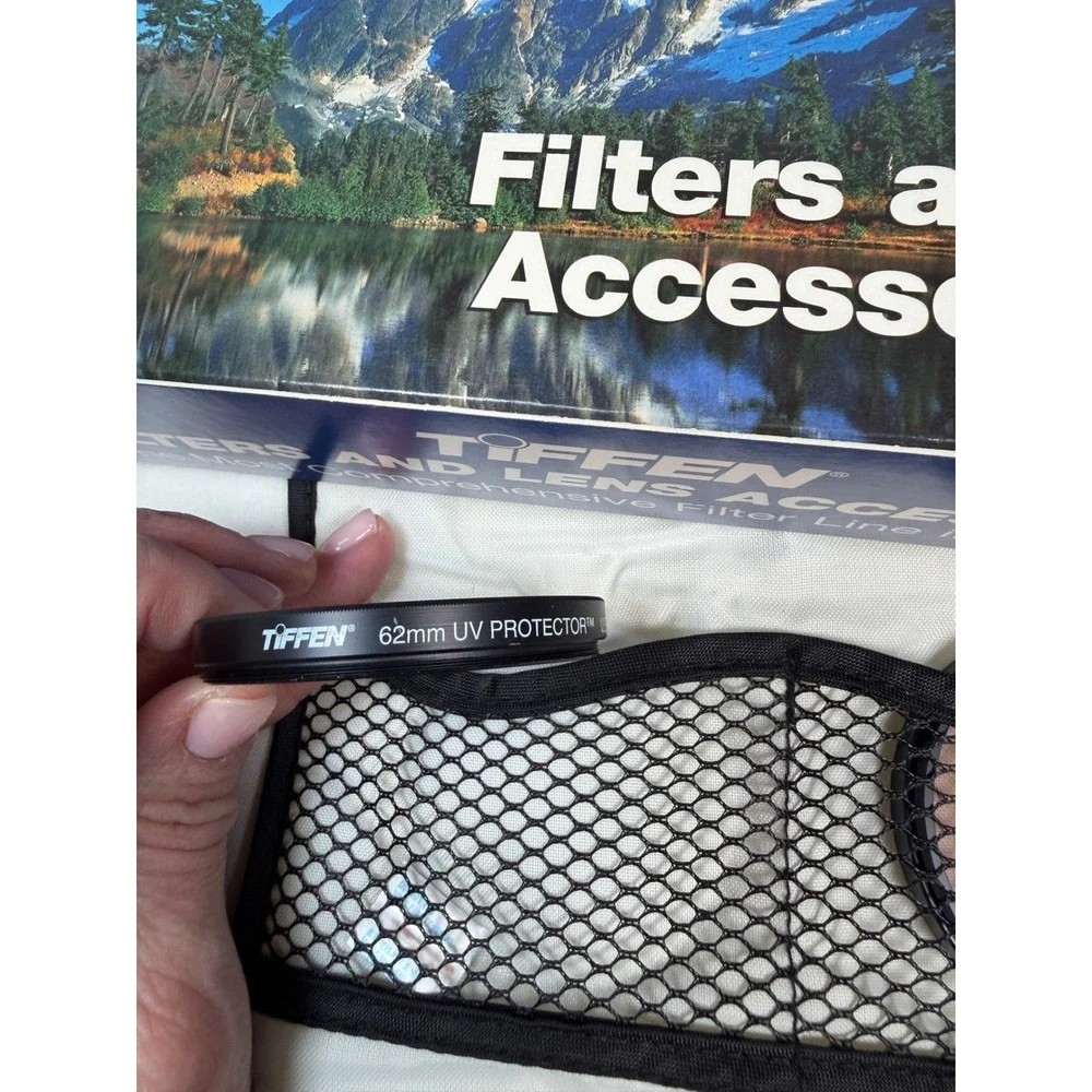 Tiffen 62mm Filter Kit UV Protector 812 Warming Circular Polarizer with Pouch